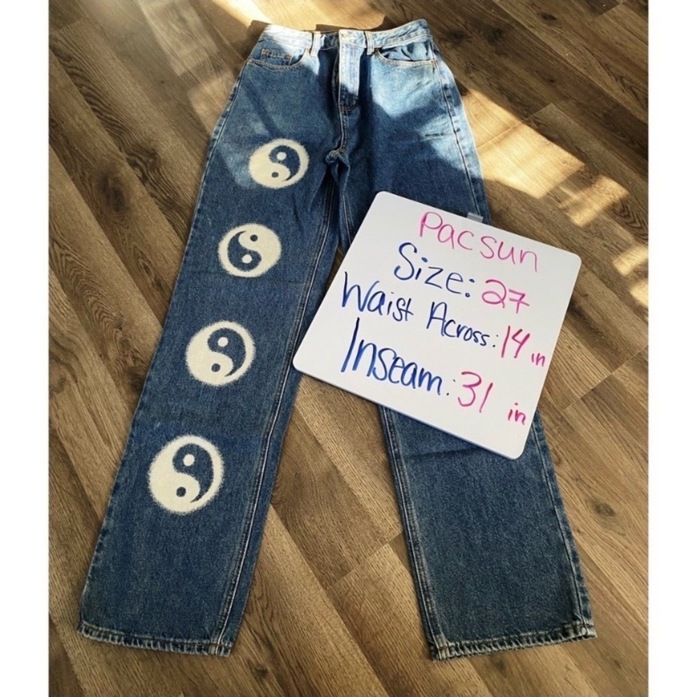PACSUN 90’s Boyfriend Yin Yang Jeans - Picture 8 of 8